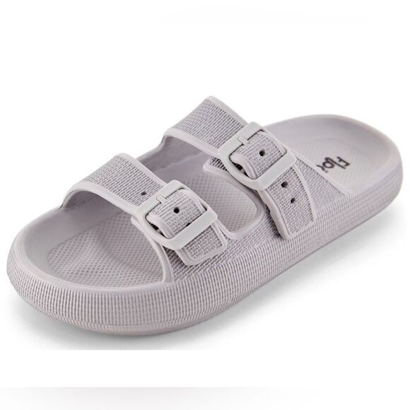 Floopi Callie Cloud Slides Grey EU41/US11 NWT IN PACKAGE - Picture 1 of 6